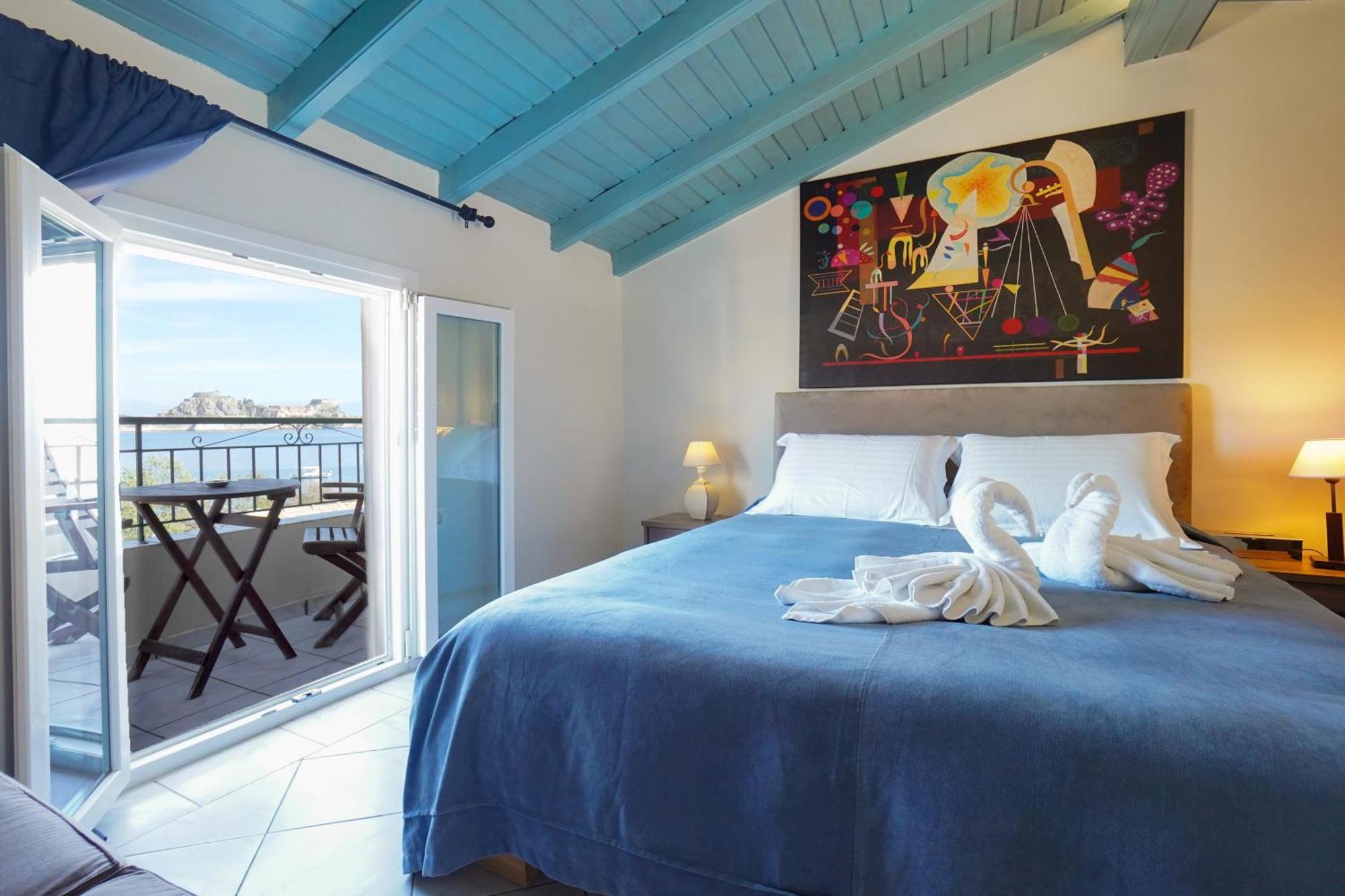 Anemomilos Sea View Penthouse Corfu  Exterior foto